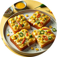 chilli-corn-garlic-bread